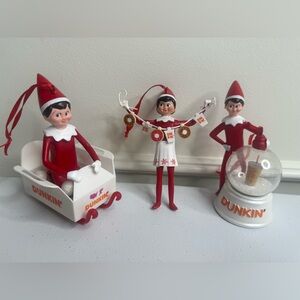Dunkin' Elf Figurine Set
